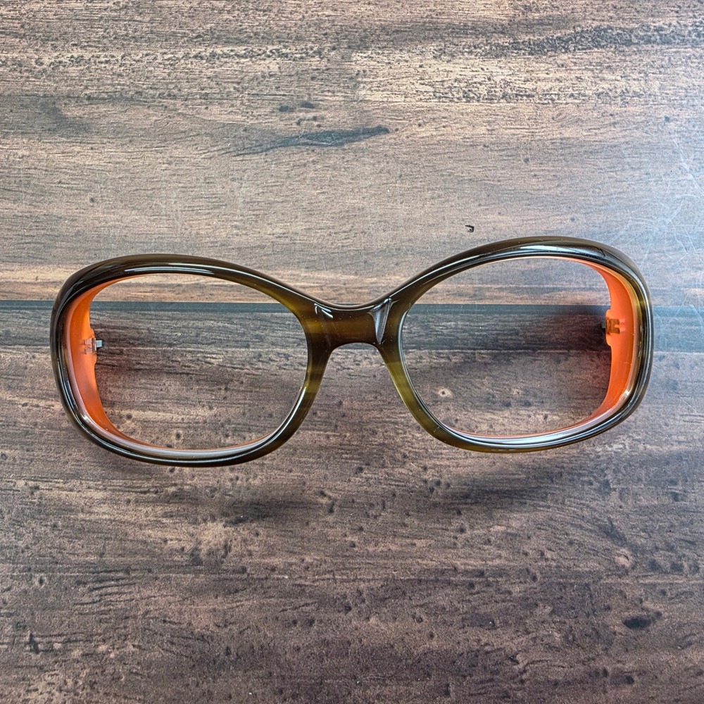 Oliver Peoples Phoebe Olive Orange Oval Eyeglass OTPI 56-17-125 
Japan *PARTS*